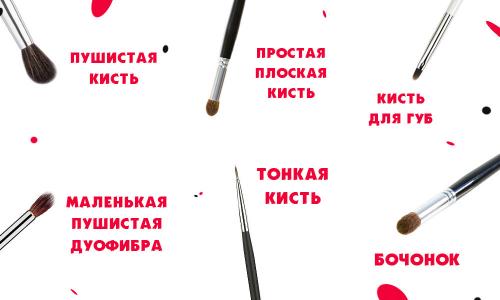 Разбор кистей для макияжа. ВСЁ о кистях для макияжа: Бренды, классификация и чем можно заменить кисть?