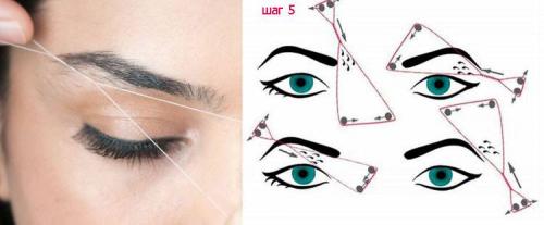 Как выщипывать брови ниткой. Выщипывание бровей нитью: лучшая коррекция?