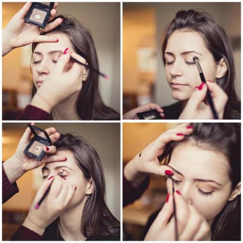 Легкий повседневный макияж для карих глаз. Естественная красота 01 Легкий повседневный макияж для карих глаз. Естественная красота 01