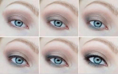 Повседневный макияж для голубых глаз. Идеи мейк-апа на каждый день