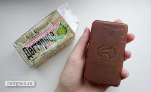 Дегтярное мыло для волос 01 Дегтярное мыло для волос 01