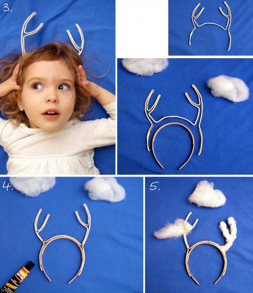 Как сделать оленьи рога своими руками.