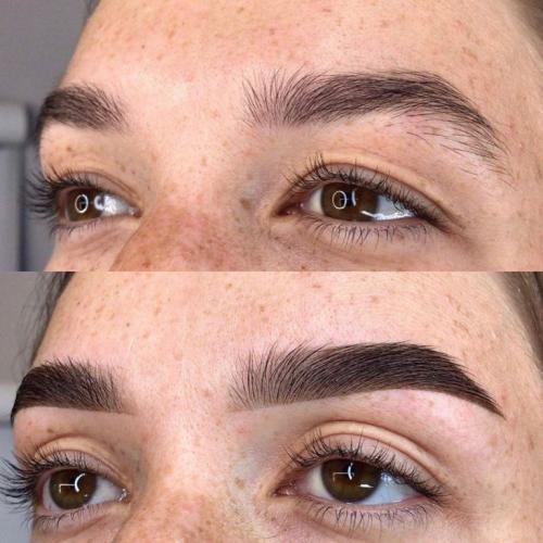 Сколько держится микроблейдинг бровей. Техники микроблейдинга бровей