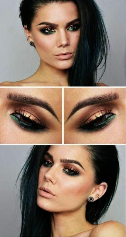 Вечерний макияж для карих глаз 2019. Макияж для карих глаз: самые актуальные идеи 2019-2020