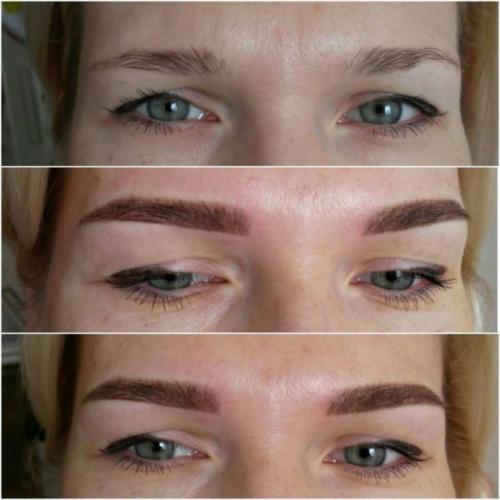 Татуаж бровей до и после. Как правильно ухаживать за стойким макияжем