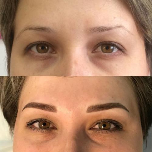 Татуаж бровей до и после. Как правильно ухаживать за стойким макияжем