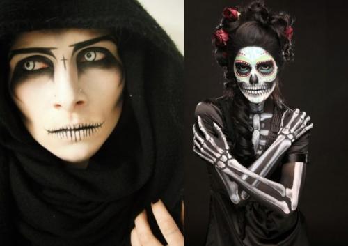 Лицо накрашенное на хэллоуин. Лицо на Хэллоуин: как сделать его страшным и оригинальным одновременно