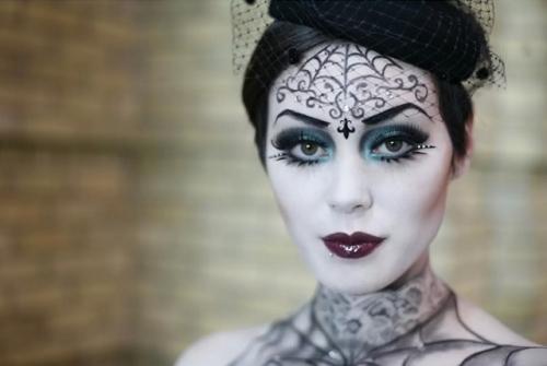 Лицо накрашенное на хэллоуин. Лицо на Хэллоуин: как сделать его страшным и оригинальным одновременно