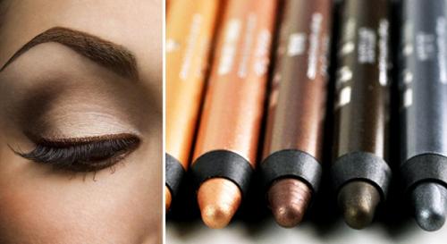 Голубые стрелки на глазах. Типы подводок