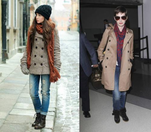 Юбка с ботинками на шнурках. Особенности сочетаний