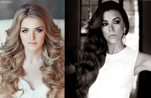 Вечерняя прическа самой себе. Вечерняя прическа «Голливудские локоны» на длинные волосы