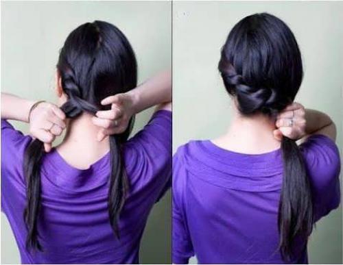 Как делать прически самой себе. Простые прически на средние и длинные волосы за 5 минут