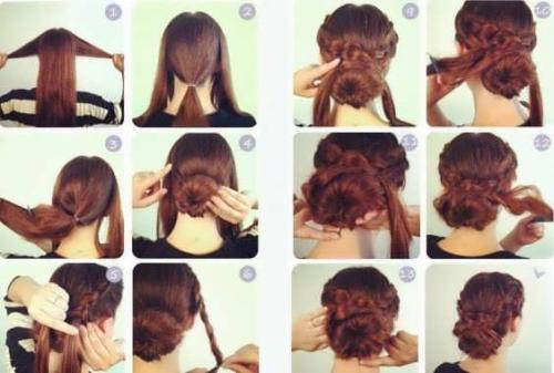 Как делать прически самой себе. Простые прически на средние и длинные волосы за 5 минут