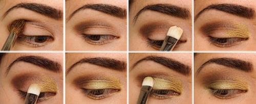 Как правильно наносить макияж поэтапно. Нанесение теней на глаза