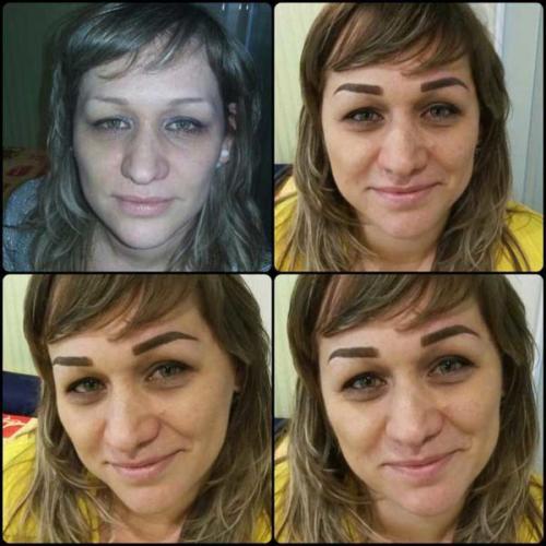 Как меняется цвет бровей после татуажа. Когда после татуажа бровей установится и проявится цвет