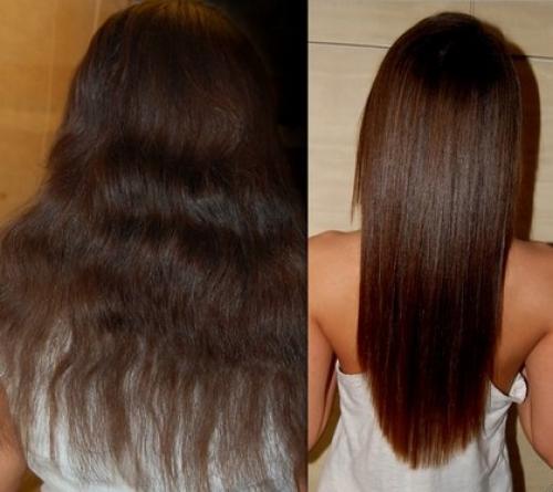 Кератиновое выпрямление минусы. Плюсы кератинового выпрямления волос – фото до и после после процедуры