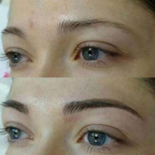 Перманентный макияж теневая техника. Полный обзор по татуажу бровей с растушевкой: как делается, уход, реабилитация, нюансы 12