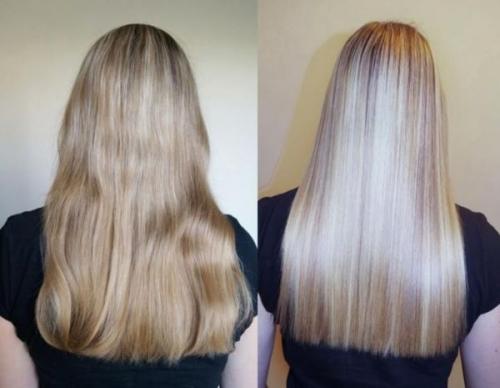 Кератиновое выпрямление волос до окрашивания или после. Можно ли делать процедуру перед окрашиванием или сразу после него? 04