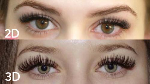Наращивание ресниц 3d. Ресницы 3Д