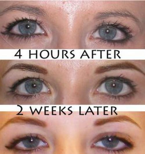 Сколько держится татуаж бровей. Уход за перманентным макияжем после процедуры