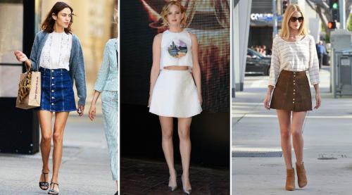 Образы с юбкой трапеция. С чем носить юбку-трапецию