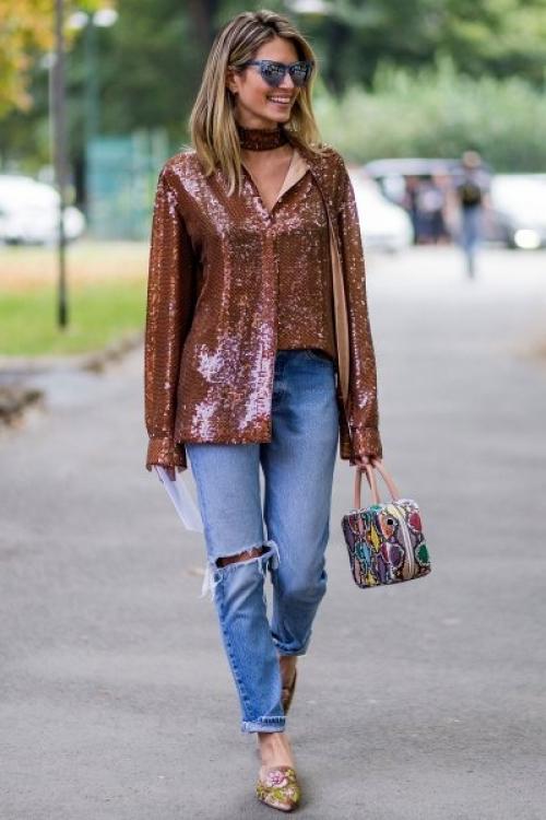 С чем одеть джинсы в кафе. 15 готовых идей, как надеть джинсы на вечеринку и выглядеть сногсшибательно