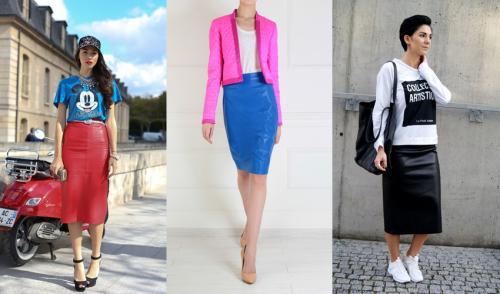 Образы осенние с юбкой. Игривое плиссе 16