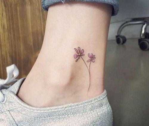 Тату на щиколотке для девушек. Тату на щиколотке (лодыжке) для стильных девушек