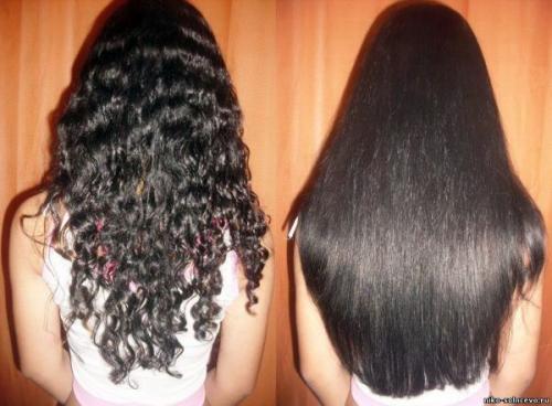 После кератинового выпрямления волосы вьются. Особенный уход за кудрями