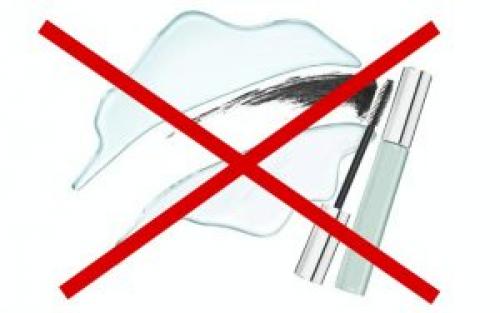 Нарощенные ресницы накрашенные тушью. Чего делать нельзя