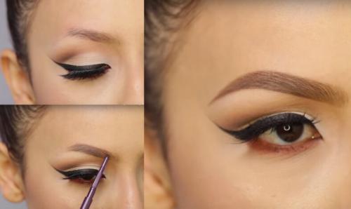 Как сделать форму бровей дома пошагово. Макияж бровей для начинающих в домашних условиях с фото пошагово