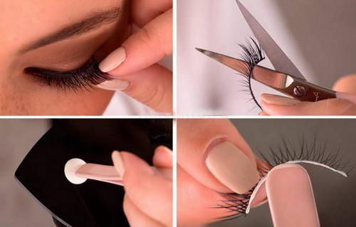 Подрезать накладные ресницы. Как подстричь накладные ресницы до их приклеивания?