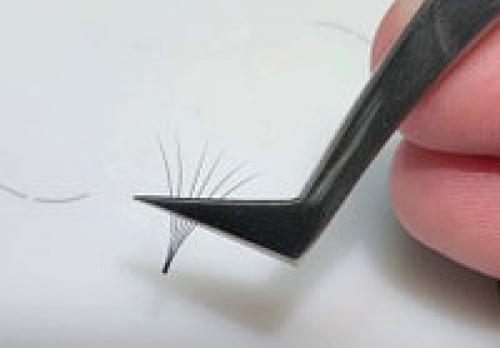 Пучковые ресницы для наращивания. Способы формирования пучков для объемного наращивания ресниц