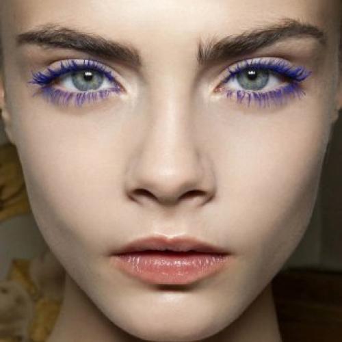 Как из синей туши сделать черную. Как сделать макияж с синей тушью