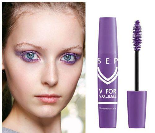 Фиолетовая тушь для ресниц. Кому подходят фиолетовые ресницы: варианты образов