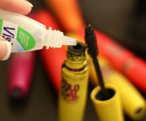 Чем разбавляют тушь для ресниц кроме капель для глаз. Глазные капли