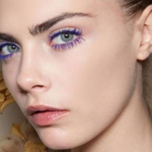 Как из синей туши сделать черную. Как сделать макияж с синей тушью