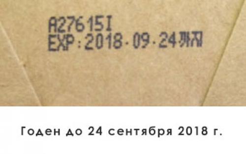 Обозначение срока годности на упаковке. Обозначение сроков годности корейской косметики