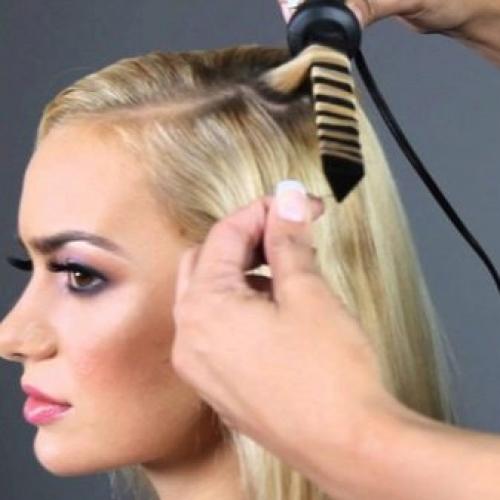Как пользоваться щипцами для завивки волос 21
