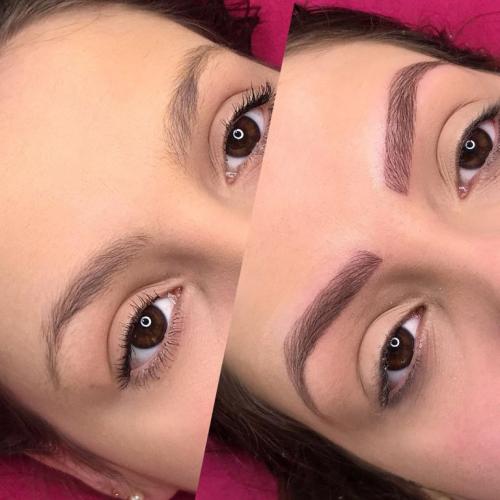 Сколько держится микроблейдинг бровей. Техники микроблейдинга бровей