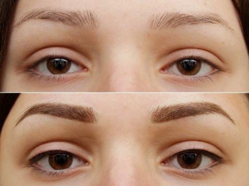 Сколько времени занимает коррекция бровей. Способы нанесения 02