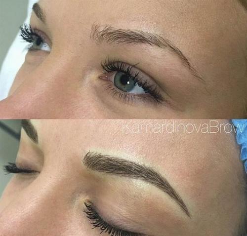 Сколько времени занимает коррекция бровей. Способы нанесения 01