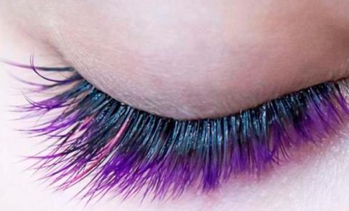 Ресницы с белыми кончиками. Какие бывают цветные ресницы
