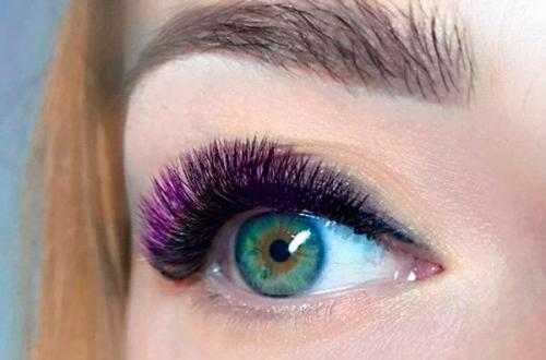 Ресницы с белыми кончиками. Какие бывают цветные ресницы