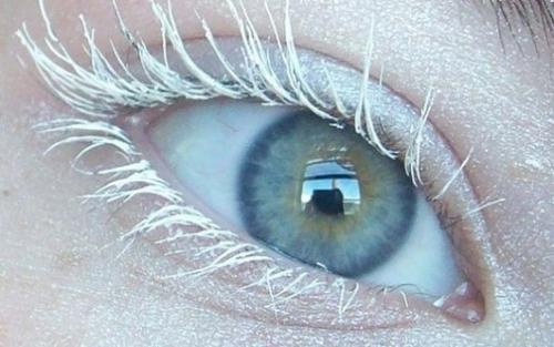 Как ресницы сделать белыми. Белые ресницы 04