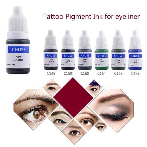 Пигменты для Татуажа, какие лучше. Виды пигментов и в чем их различия