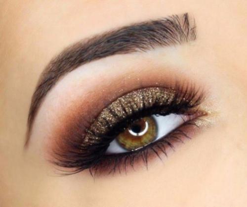 Вечерний макияж со стрелками для карих глаз. Макияж для карих глаз — 120 фото. Как сделать макияж в домашних условиях?