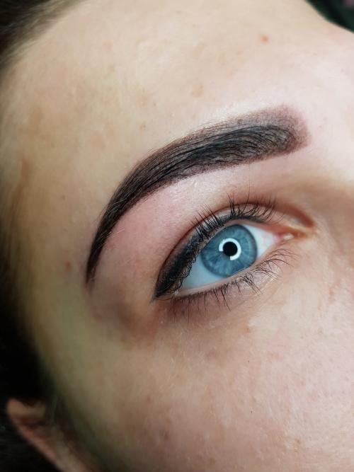 Теневая растушевка бровей для мусульманок. Какую технику татуажа бровей выбрать - волосковую или растушевку?