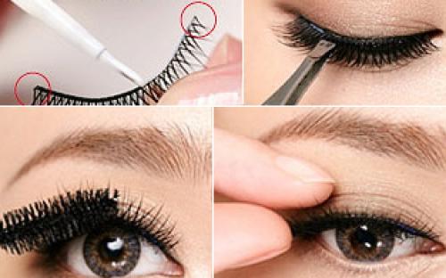 Как сделать накладные ресницы. Как использовать накладные искусственные пучки в домашних условиях?