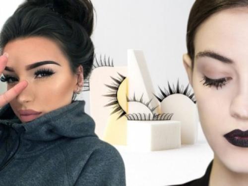 Накладные ресницы виды и как смотрятся. Накладные ресницы 01